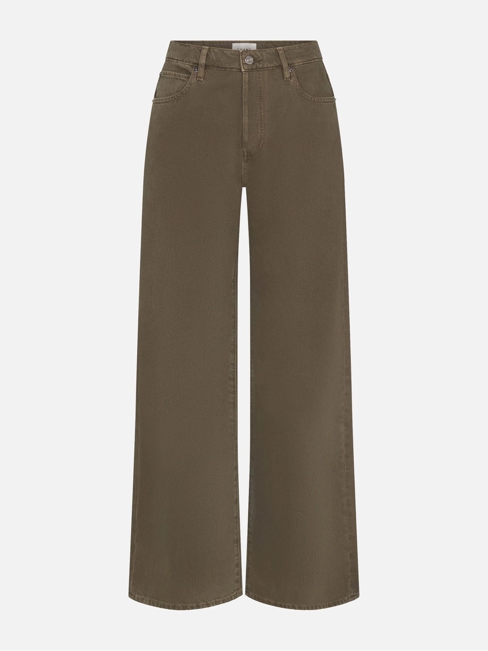 Frame Wide Leg Women’s Jeans in Olivewood